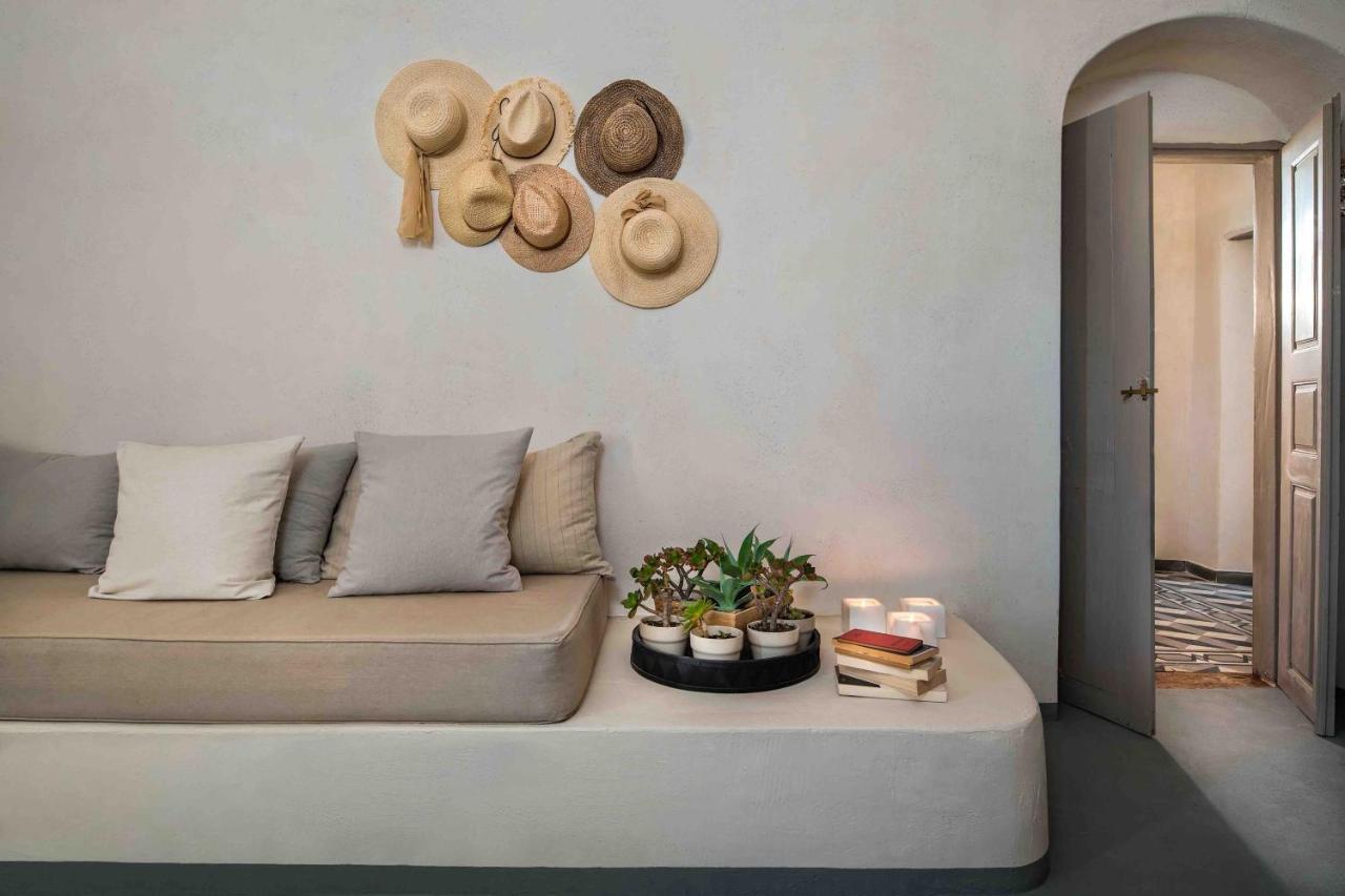 Sandandstone Villa Santorini Megalochori  Eksteriør billede